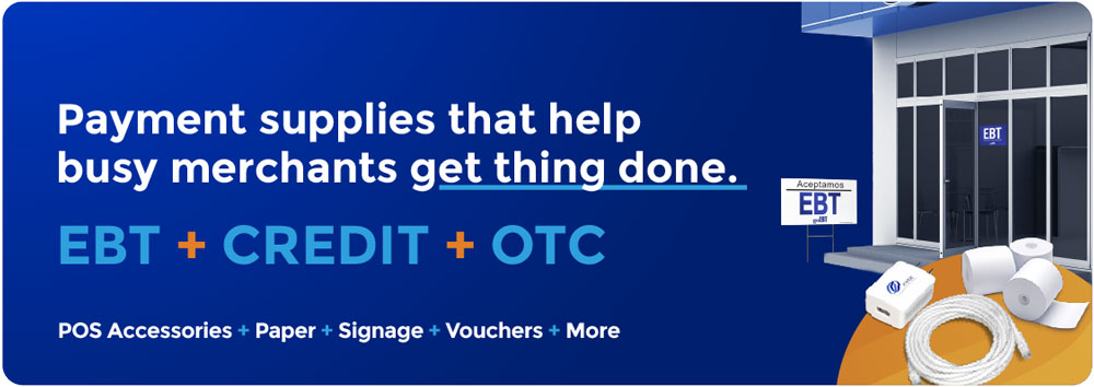 Payment supplies that help busy merchants get thing done.